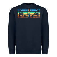 Navy retro summer Heavyweight Sweatshirt - TumblerDesignByShophia