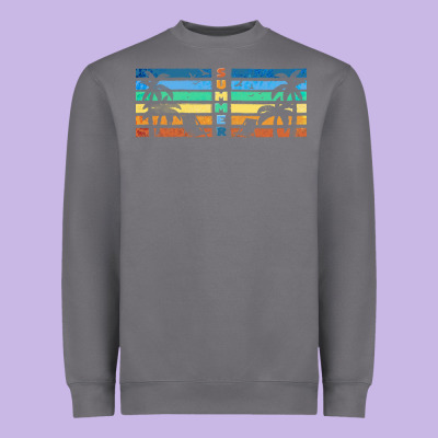 Retro Summer Heavyweight Sweatshirt Designed By Tumblerdesignbyshophia