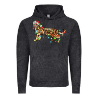 Vintage Black christmas bengal cat Vintage Hoodie - LillyAllenDesigns