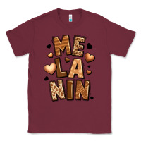Burgundy melanin Classic Tee - LillyAllenDesigns