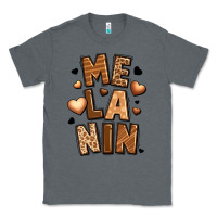 Charcoal Heather melanin Classic Tee - LillyAllenDesigns