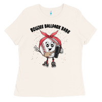 Bone boujee ballpark babe Ladies Tee - MaliasSmallBusiness