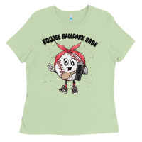 Matcha boujee ballpark babe Ladies Tee - MaliasSmallBusiness