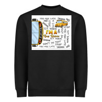 Black i'm a bus driver school bus Heavyweight Sweatshirt - TumblerDesignByShophia