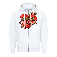 White love bites olivia Zipper Hoodie - OliviaCreatesArt