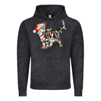 Vintage Black christmas american shorthair cat Vintage Hoodie - LillyAllenDesigns