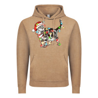 Vintage Coffee christmas american shorthair cat Vintage Hoodie - LillyAllenDesigns