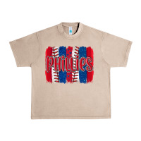 French Oak phillies baseball team spirit brushstrokes Urban Heavy Tee - Artiststas