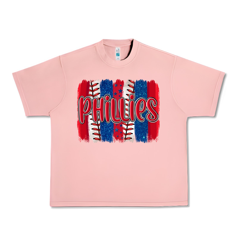 Phillies Baseball Team Spirit Brushstrokes Urban Heavy Tee by Artiststas | Teevron