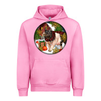 Fuchsia Pink hampshire sow pig christmas Urban Hoodie - LillyAllenDesigns
