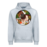 Heather Grey hampshire sow pig christmas Urban Hoodie - LillyAllenDesigns