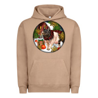 Pigment Burro hampshire sow pig christmas Urban Hoodie - LillyAllenDesigns