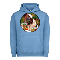 Pigment Pebble Blue hampshire sow pig christmas Urban Hoodie - LillyAllenDesigns