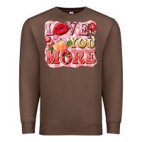Chestnut love you more Premium Sweatshirt - FaDigitalArtStudio