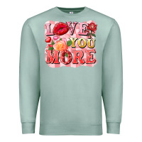 Seafoam love you more Premium Sweatshirt - FaDigitalArtStudio