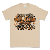 Mushroom made with melanin always poppin' Classic Tee - LillyAllenDesigns