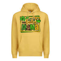 Antique Gold One lucky mama St. Patrick's Premium Hoodie - OliviaCreatesArt