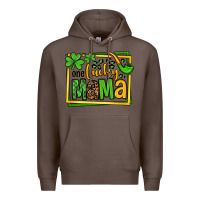 Coffee One lucky mama St. Patrick's Premium Hoodie - OliviaCreatesArt