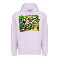 Lilac One lucky mama St. Patrick's Premium Hoodie - OliviaCreatesArt