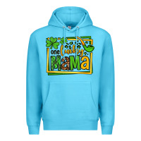 Ocean Blue One lucky mama St. Patrick's Premium Hoodie - OliviaCreatesArt