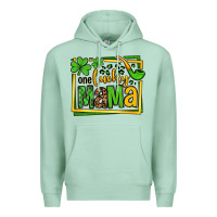 Seafoam One lucky mama St. Patrick's Premium Hoodie - OliviaCreatesArt