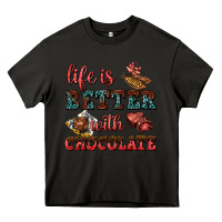 Asphalt life is better with chocolate Heavy Core Tee - AdoDesignShop