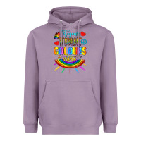 Lavender Let Your True Colours Shine Heavyweight Hoodie - BundleAndBundleShop