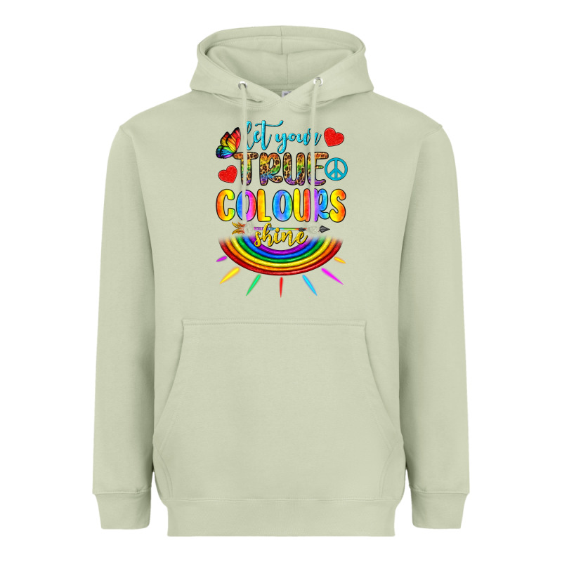 Let Your True Colours Shine Heavyweight Hoodie by BundleAndBundleShop | Teevron