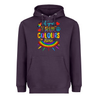 Plum Let Your True Colours Shine Heavyweight Hoodie - BundleAndBundleShop