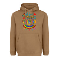 Toasted Coconut Let Your True Colours Shine Heavyweight Hoodie - BundleAndBundleShop