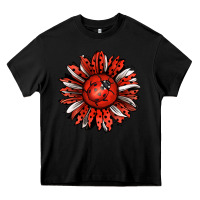Black Ladybug Sunflower Heavy Core Tee - Jasminsmagicworld
