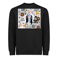 Black gothic girl and colorful girl Heavyweight Sweatshirt - TumblerDesignByShophia