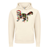 Vintage Artic christmas christmas maine coon cat cat Vintage Hoodie - LillyAllenDesigns