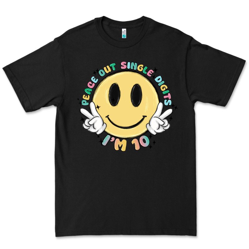 Peace Out Single Digits Im 10 Premium Tee by MaliasSmallBusiness | Teevron