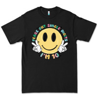 Black peace out single digits im 10 Premium Tee - MaliasSmallBusiness