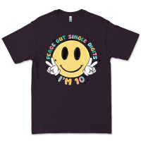 Plum peace out single digits im 10 Premium Tee - MaliasSmallBusiness