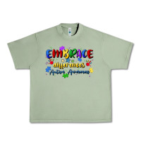 Oil Green embrace differences Urban Heavy Tee - Artiststas