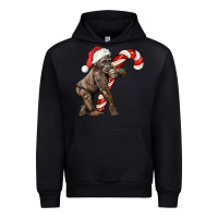 Black Christmas Candy Cane Baby Gorilla Urban Hoodie - LillyAllenDesigns