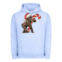 Pigment Grape Ice Christmas Candy Cane Baby Gorilla Urban Hoodie - LillyAllenDesigns