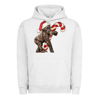 Pigment Lunar Rock Christmas Candy Cane Baby Gorilla Urban Hoodie - LillyAllenDesigns