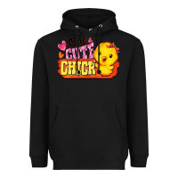 Black one cute chick Heavyweight Hoodie - FaDigitalArtStudio