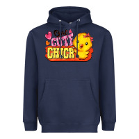Navy one cute chick Heavyweight Hoodie - FaDigitalArtStudio