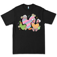 Black easter hearts Premium Tee - MaliasSmallBusiness