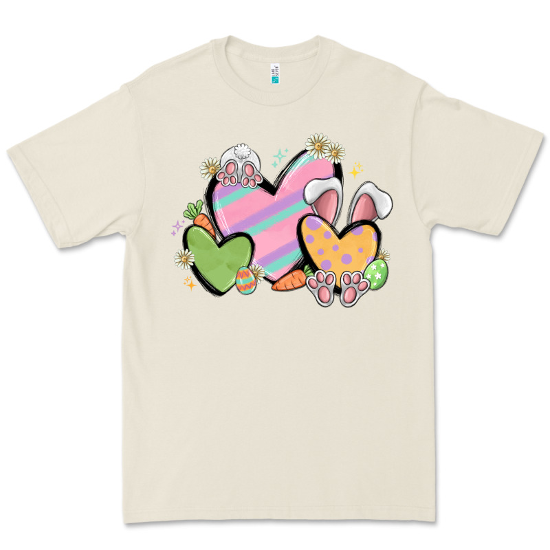 Easter Hearts Premium Tee by MaliasSmallBusiness | Teevron