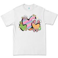 White easter hearts Premium Tee - MaliasSmallBusiness