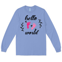 Colony Blue Hello world Long Sleeve Tee - Bettercallsaul