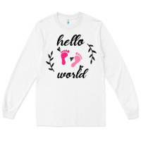 White Hello world Long Sleeve Tee - Bettercallsaul