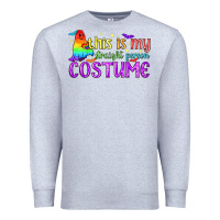 Heather Grey This is my straight person costume pride LGBTQ Premium Sweatshirt - BundleAndBundleShop