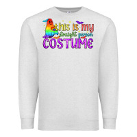 Oatmeal Heather This is my straight person costume pride LGBTQ Premium Sweatshirt - BundleAndBundleShop