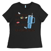 Black one fish two fish red fish boujee fish Ladies Tee - MaliasSmallBusiness